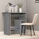 vidaXL Grey Sonoma Writing Desk