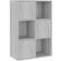 vidaXL Mueble De Almacenaje Gris 60x29.5x90 cm Armario