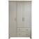 GFW Lancaster 3 Door 2 Wardrobe 42.9x70.9cm