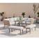 Furniturebox Seychelles Outdoor Lounge Set, 1 Table incl. 2 Sofas