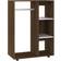 vidaXL brown oak Closet Wardrobe