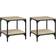 vidaXL Sideborde 2 Stk 40 x 40 x 40 cm Småbord