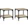 vidaXL Tables D'appoint 2 pcs Chêne Sonoma 40x40x40 cm Table Basse