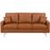 Beliani Gavle Golden Brown Sofa 183cm 3-Sitzer