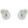 Georg Jensen Daisy Ear Studs - Silver/Green/White