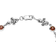 Lund Classic Bracelet - Silver/Garnet