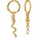 Maanesten Evelyn Earrings - Gold/Pearls/Pink