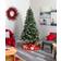 Nearly Natural French Alps Mountain Pine Christmas Tree 213.4cm