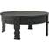 FineBuy Mango Wood Black Coffee Table 80cm