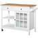 Homcom Kitchen Island Trolley Table 48x116.5cm