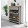 GFW Lancaster Grey Shoe Rack 78x108cm
