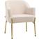 Homcom Accent Cream Armchair 79.5cm