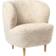 GUBI Stay Lounge Chair Sheepskin Moonlight Blanc Fauteuil 78cm