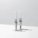 Georg Jensen Bernadotte Lysestage 23.6cm 2stk