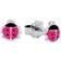 Princess Lillifee Stud Earrings - Silver/Pink/Black