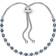 Pandora Slider Bracelet - Silver/Blue/Transparent