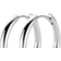 Spirit Icons Balance Hoop Earrings - Silver