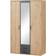 Stella Trading Chicago Elegant ‎Artisan Oak/Anthracite Garderobeskab 120x197cm
