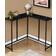 Monarch Specialties Jan L-Shaped Metal Console Table