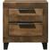 Acme Furniture Morales 2-Drawer Rustic Bedside Table