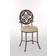 Hillsdale Furniture Marsala Gray with Rust Highlights Seating Stool