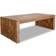 vidaXL da Salotto Massello di Teak Stile Erosione 110x35x38cm Tavolino