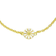 Lund Copenhagen Marguerit Bracelet - Gold/White