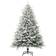 vidaXL Artificial Snowed Christmas Tree 70.9"