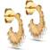 ENAMEL Copenhagen Leonie Hoops Earrings - Gold/Pearl