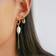 ENAMEL Copenhagen Leonie Hoops Earrings - Gold/Pearl