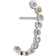 Stine A Candy Hugging Creol Right Earring - Silver/Multicolour
