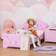 Homcom Kids Bed Princess Castle Theme w/ Side Rails Slats Home 28.7x56.3"