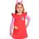 Amscan costume Peppafilles rouge/rose 4-6 ans 3-pièces