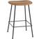 Muuto Fiber Tube Base Leather Bar Stool 26"