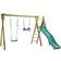 Nordic Play Swing Stand with Swing & Trapeze & Swing Bracket Incl Slide