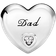 Pandora Dad's Love Charm - Silver/Transparent