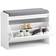 SoBuy Hallway White Skostativ 62x46cm