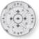 Royal Copenhagen Sort Musselmalet Halvblonde Flat tallrik 22cm