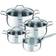 Tefal Intuition Set med lock 4 delar