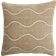 Hemtex Wave Komplett dekorationskudde Vit, Beige (50x50cm)