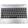 INF Clavier Bluetooth Avec Protection iPad Pro 9.7/Air 1/2 Argent