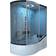 Home Deluxe Box Doccia Con Vasca Allin 2IN1 170 x 90 Bianco 1700x900x2200mm