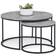 Julian Bowen Round Nest of 2 Coffee Table 80cm 2pcs