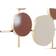 Dkd Home Decor S3029397 White/Gold/Light Pink Wall Decor 110x49cm