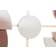 Dkd Home Decor S3029397 White/Gold/Light Pink Wall Decor 110x49cm