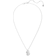 Swarovski Iconic Swan Pendant Necklace - Silver/Transparent