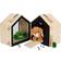 Small Foot Houten Konijnenhok met Pluche 15 dlg