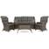 deNoord Marcus Loungeset, 1 Bord inkl. 2 Stolar & 1 Soffor