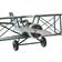 Dkd Home Decor Vintage Small Airplane Prydnadsfigur 53cm 3st
