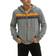 Aviator Nation 5 Stripe Hoodie Unisex - Heather Grey